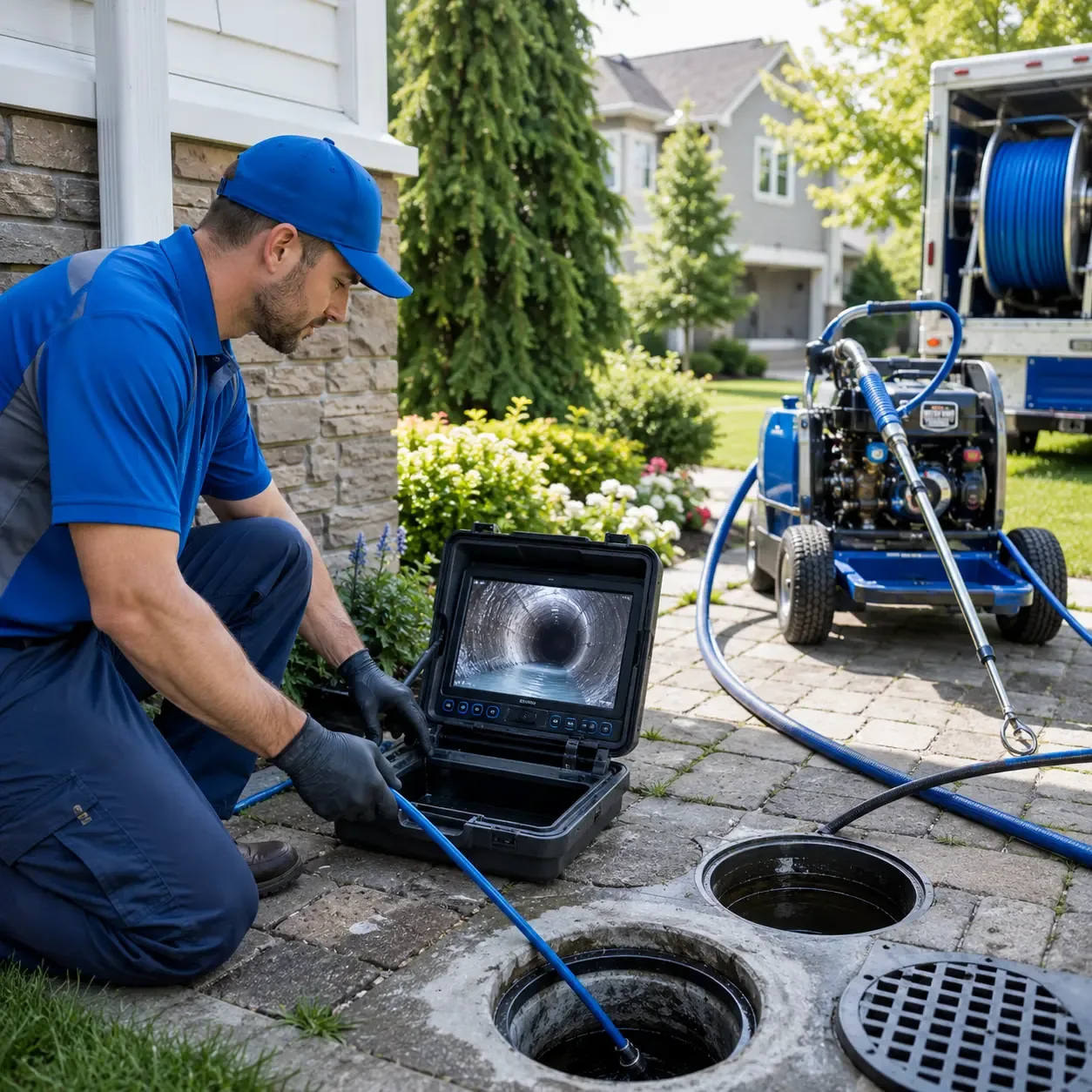 Outdoor drain cleaning professionals serving South Gardiner, ME
